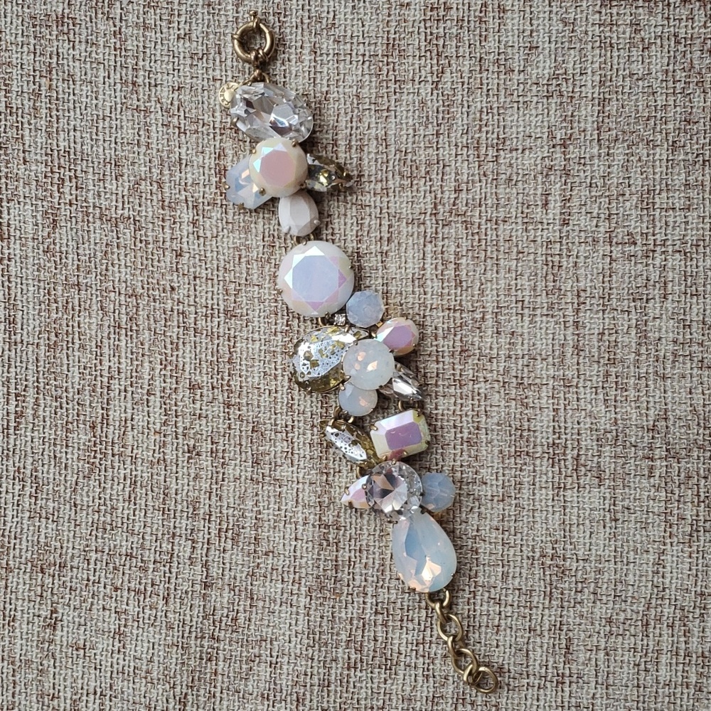 J.Crew Iridescent Cluster Bracelet